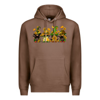 Chestnut sunflower gnomies Premium Hoodie - FaDigitalArtStudio