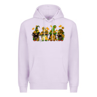 Lilac sunflower gnomies Premium Hoodie - FaDigitalArtStudio