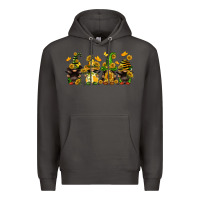 Smoke sunflower gnomies Premium Hoodie - FaDigitalArtStudio