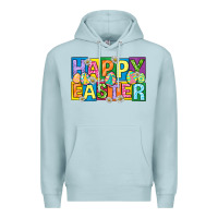 Blue Mist happy easter with eggs Premium Hoodie - Neo Western