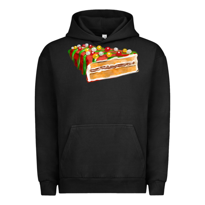 Red Christmas Cake Fa Element 1 Urban Hoodie by FaDigitalArtStudio | Teevron