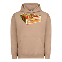 Pigment Burro red christmas cake fa element 1 Urban Hoodie - FaDigitalArtStudio
