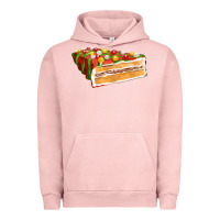 Pigment Salmon red christmas cake fa element 1 Urban Hoodie - FaDigitalArtStudio