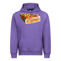 Tulip red christmas cake fa element 1 Urban Hoodie - FaDigitalArtStudio
