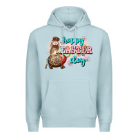 Blue Mist Happy Easter Day rodeo Easter Day Premium Hoodie - CowGirlArtShop