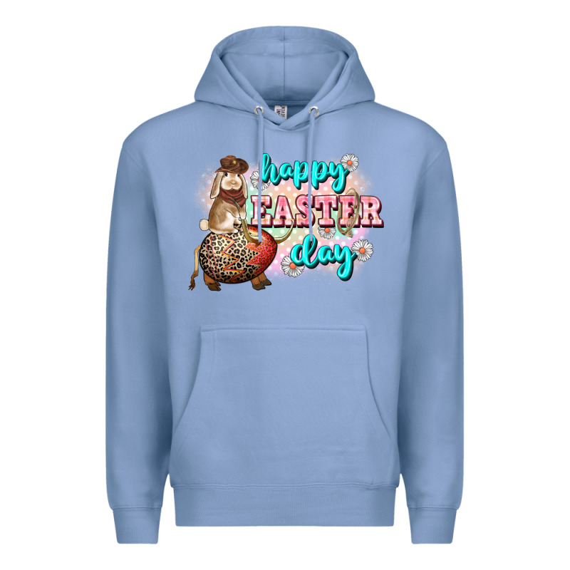 Happy Easter Day Rodeo Easter Day Premium Hoodie by CowGirlArtShop | Teevron