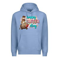 Colony Blue Happy Easter Day rodeo Easter Day Premium Hoodie - CowGirlArtShop