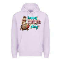 Lilac Happy Easter Day rodeo Easter Day Premium Hoodie - CowGirlArtShop