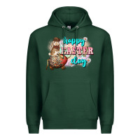 Sports Green Happy Easter Day rodeo Easter Day Premium Hoodie - CowGirlArtShop