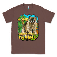 Chestnut raccoon home is where the trash is Classic Tee - BarkalooDesign