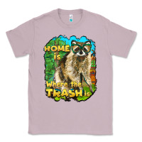 Lilac raccoon home is where the trash is Classic Tee - BarkalooDesign