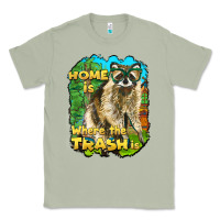 Matcha raccoon home is where the trash is Classic Tee - BarkalooDesign
