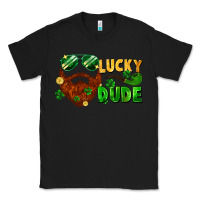 Black lucky dude saint patrick's bearded man Classic Tee - FaDigitalArtStudio