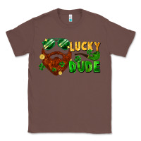 Chestnut lucky dude saint patrick's bearded man Classic Tee - FaDigitalArtStudio