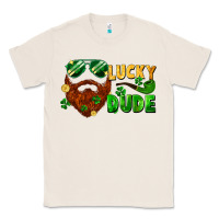 Natural lucky dude saint patrick's bearded man Classic Tee - FaDigitalArtStudio