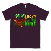 Plum lucky dude saint patrick's bearded man Classic Tee - FaDigitalArtStudio