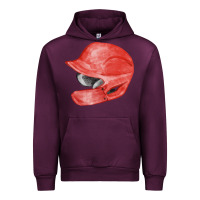 Mauve Wine red baseball batting helmet fa element Urban Hoodie - FaDigitalArtStudio
