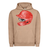 Pigment Burro red baseball batting helmet fa element Urban Hoodie - FaDigitalArtStudio
