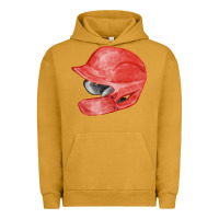 Pigment Peanut Butter red baseball batting helmet fa element Urban Hoodie - FaDigitalArtStudio