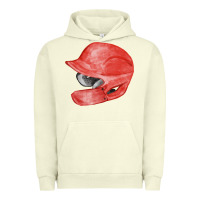 Pigment Pistachio red baseball batting helmet fa element Urban Hoodie - FaDigitalArtStudio