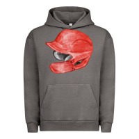 Red Baseball Batting Helmet Fa Element Urban Hoodie | Teevron