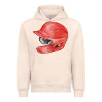 Sandshell red baseball batting helmet fa element Urban Hoodie - FaDigitalArtStudio