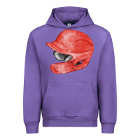 Tulip red baseball batting helmet fa element Urban Hoodie - FaDigitalArtStudio