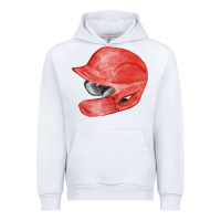 White red baseball batting helmet fa element Urban Hoodie - FaDigitalArtStudio