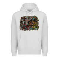 Dove Grey rodeo Premium Hoodie - SublimationCraftShop