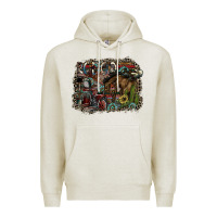 Oatmeal Heather rodeo Premium Hoodie - SublimationCraftShop