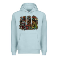 Blue Mist rodeo Premium Hoodie - SublimationCraftShop