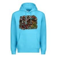 Ocean Blue rodeo Premium Hoodie - SublimationCraftShop