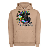 Pigment Burro autism awareness Urban Hoodie - SublimationCraftShop