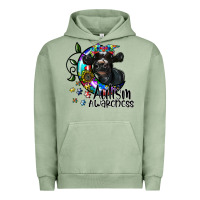 Pigment Oil Green autism awareness Urban Hoodie - SublimationCraftShop