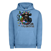 Pigment Pebble Blue autism awareness Urban Hoodie - SublimationCraftShop