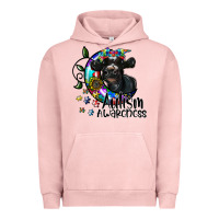 Pigment Salmon autism awareness Urban Hoodie - SublimationCraftShop