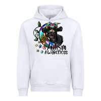 White autism awareness Urban Hoodie - SublimationCraftShop