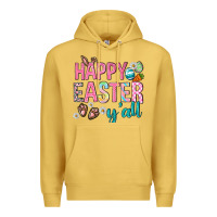 Antique Gold Happy Easter y'all Premium Hoodie - Neo Western