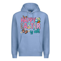 Colony Blue Happy Easter y'all Premium Hoodie - Neo Western