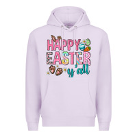 Lilac Happy Easter y'all Premium Hoodie - Neo Western