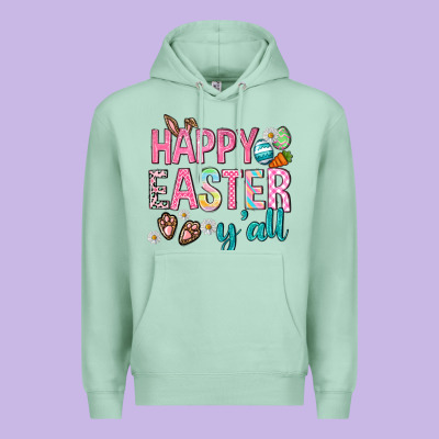Happy Easter Y'all Premium Hoodie Designed By Neo Western