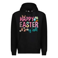 Black Happy Easter y'all Premium Hoodie - Neo Western