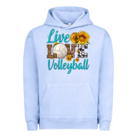 Pigment Grape Ice live love volleyball Urban Hoodie - HRA Design Shop