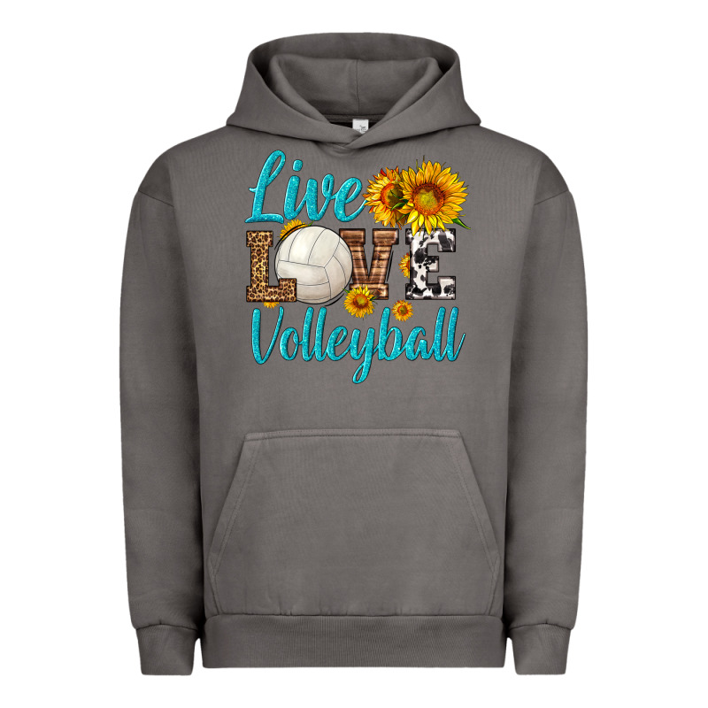 Live Love Volleyball Urban Hoodie by HRA Design Shop | Teevron