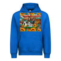 Cobalt Easter eggs sunflower gemstone tumbler Easter Day Urban Hoodie - Neo Western