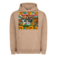 Pigment Burro Easter eggs sunflower gemstone tumbler Easter Day Urban Hoodie - Neo Western