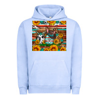 Pigment Grape Ice Easter eggs sunflower gemstone tumbler Easter Day Urban Hoodie - Neo Western