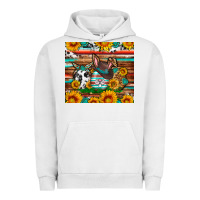 Pigment Lunar Rock Easter eggs sunflower gemstone tumbler Easter Day Urban Hoodie - Neo Western