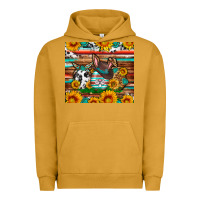 Pigment Peanut Butter Easter eggs sunflower gemstone tumbler Easter Day Urban Hoodie - Neo Western