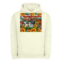 Pigment Pistachio Easter eggs sunflower gemstone tumbler Easter Day Urban Hoodie - Neo Western